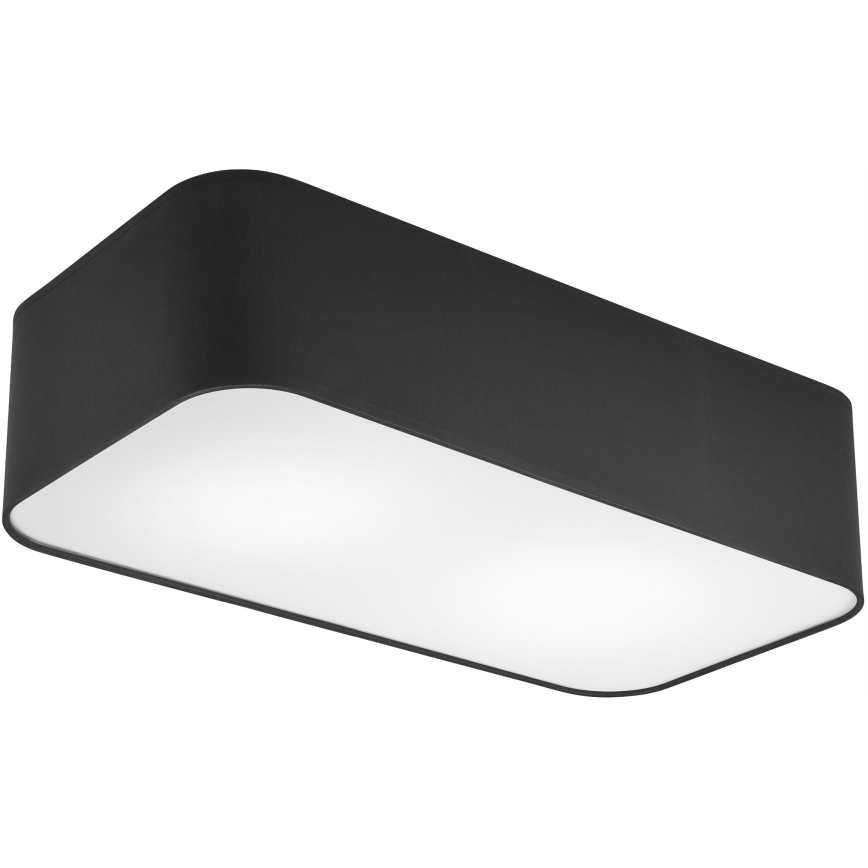 Iluminação de teto SIRJA SQUARE 2xE27/15W/230V preto