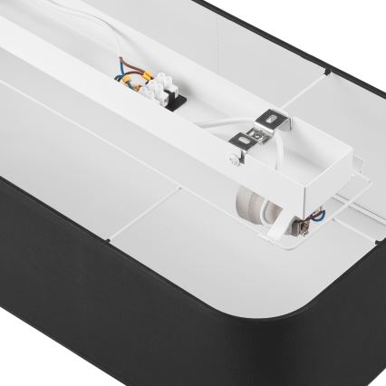 Iluminação de teto SIRJA SQUARE 2xE27/15W/230V preto