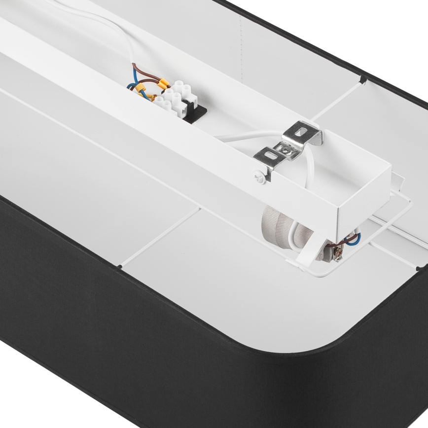 Iluminação de teto SIRJA SQUARE 2xE27/15W/230V preto