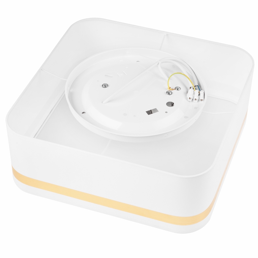 Iluminação de teto SIRJA SQUARE 2xE27/60W/230V 35x35 cm branco