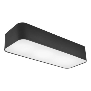 Iluminação de teto SIRJA SQUARE 3xE27/15W/230V preto