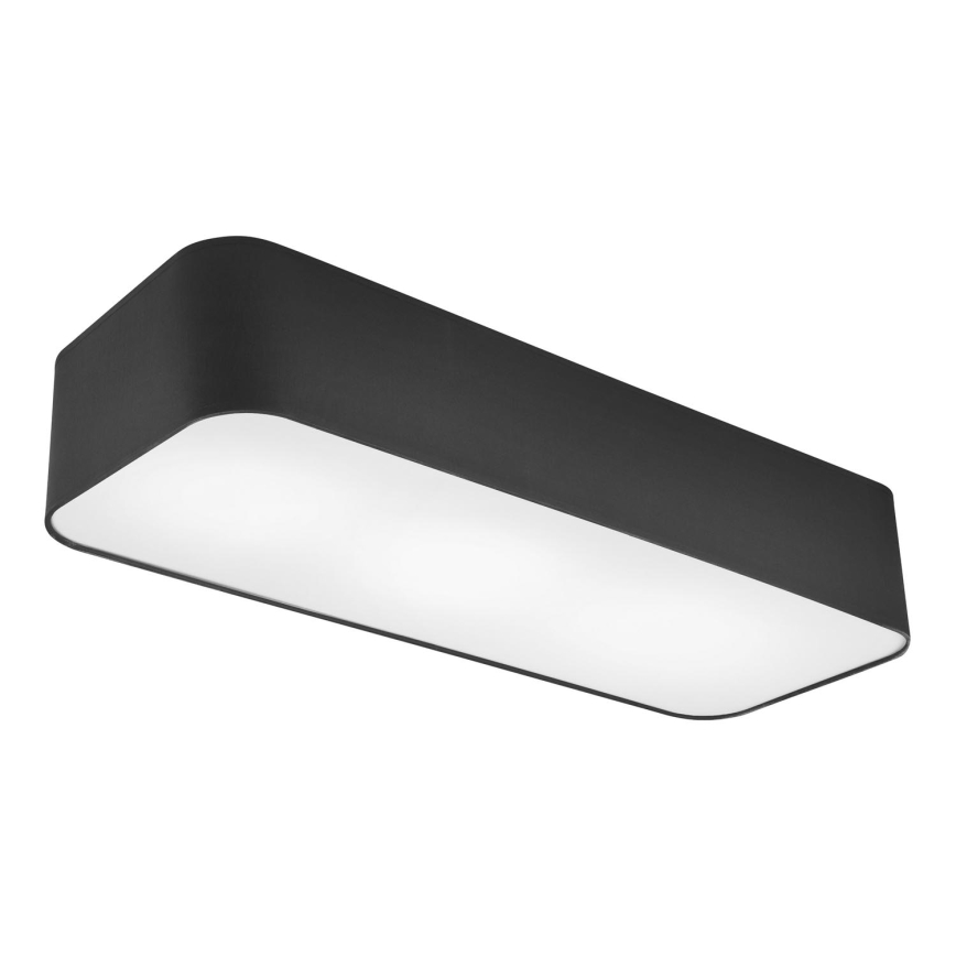 Iluminação de teto SIRJA SQUARE 3xE27/15W/230V preto