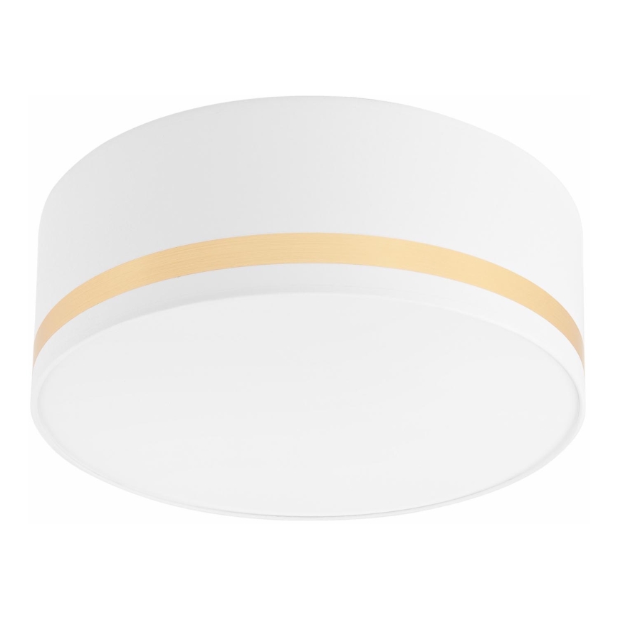 Iluminação de teto SIRJA STRIPE 2xE27/15W/230V diâmetro 35 cm branco
