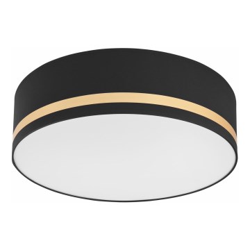 Iluminação de teto SIRJA STRIPE 4xE27/15W/230V diâmetro 45 cm preto