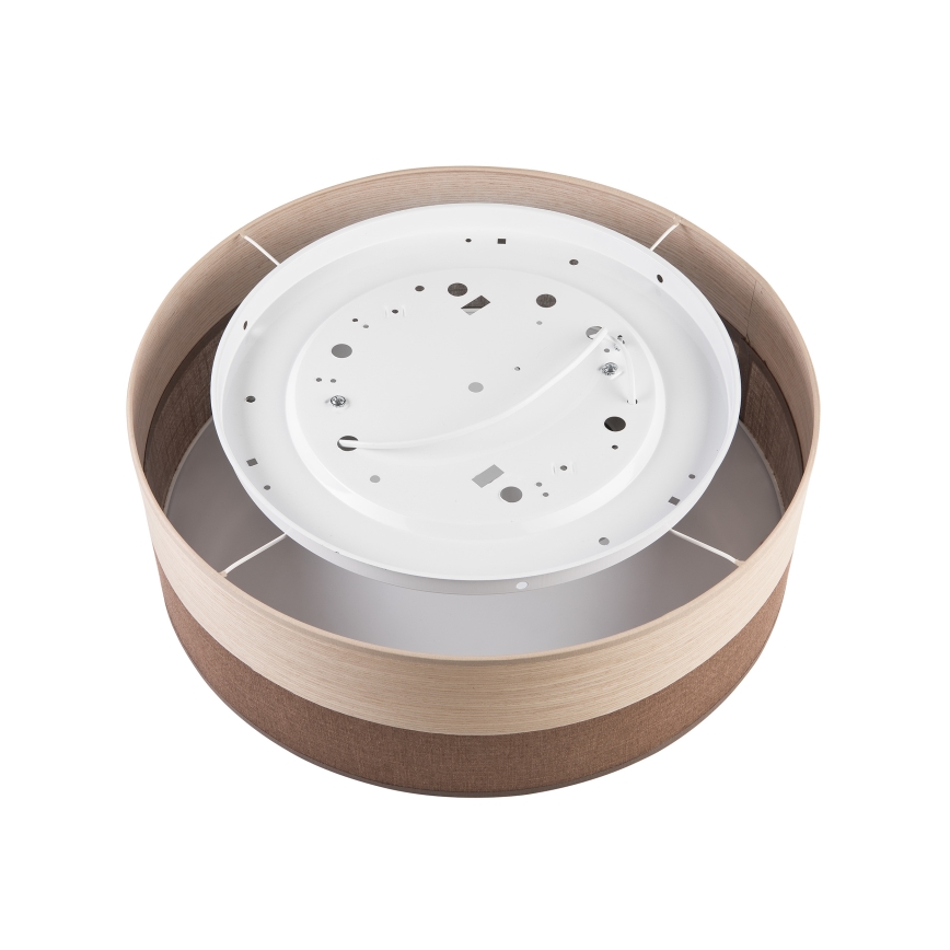 Iluminação de teto SIRJA WOOD 2xE27/15W/230V diâmetro 45 cm castanho/carvalho
