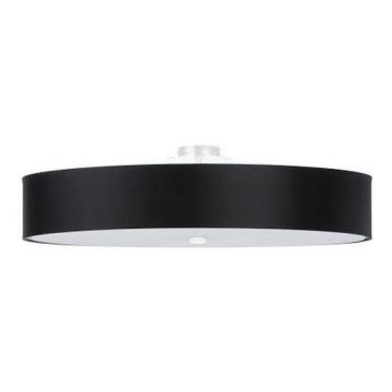 Iluminação de teto SKALA 6xE27/60W/230V d. 80 cm preto