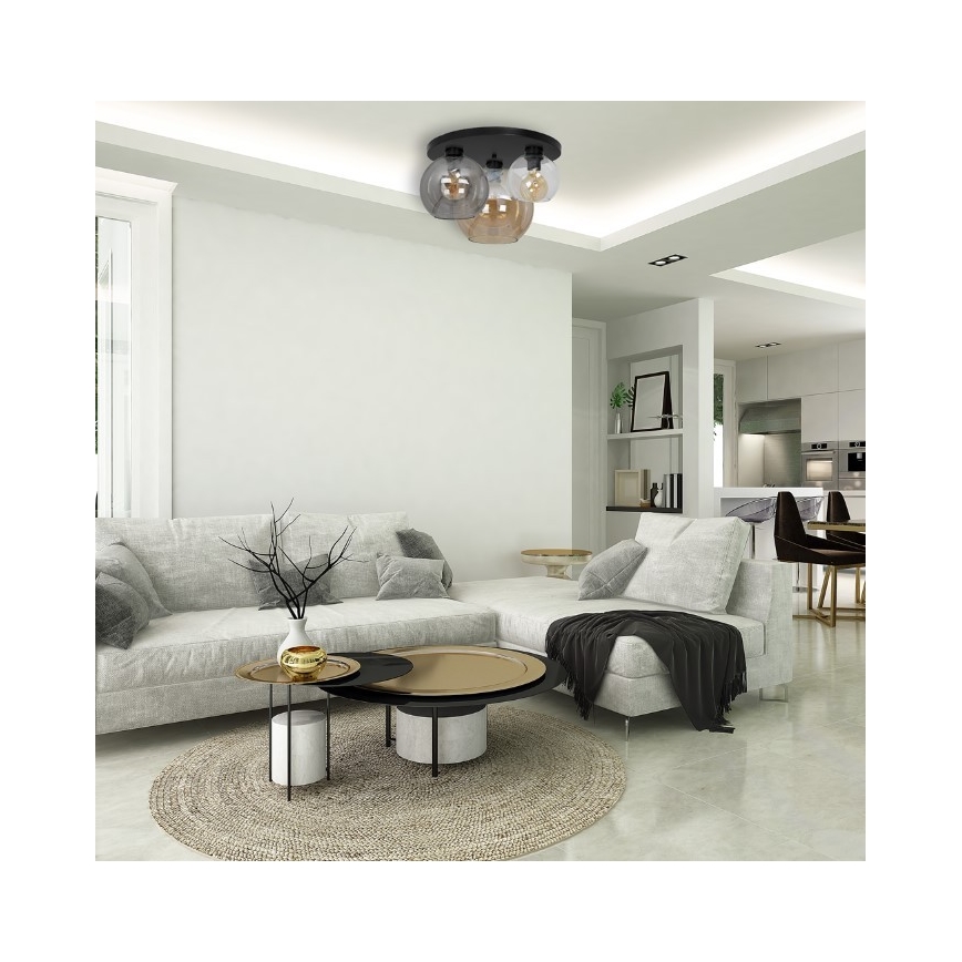 Iluminação de teto SOFIA 3xE27/60W/230V mista