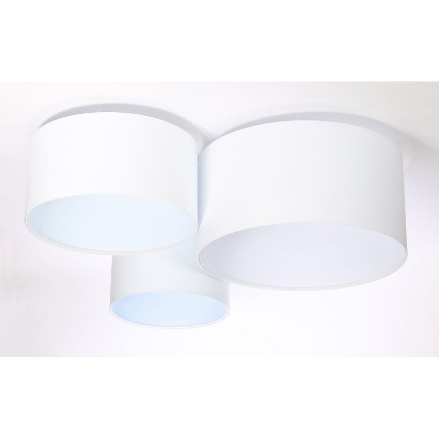 Iluminação de teto SPACE 3xE27/60W/230V branco