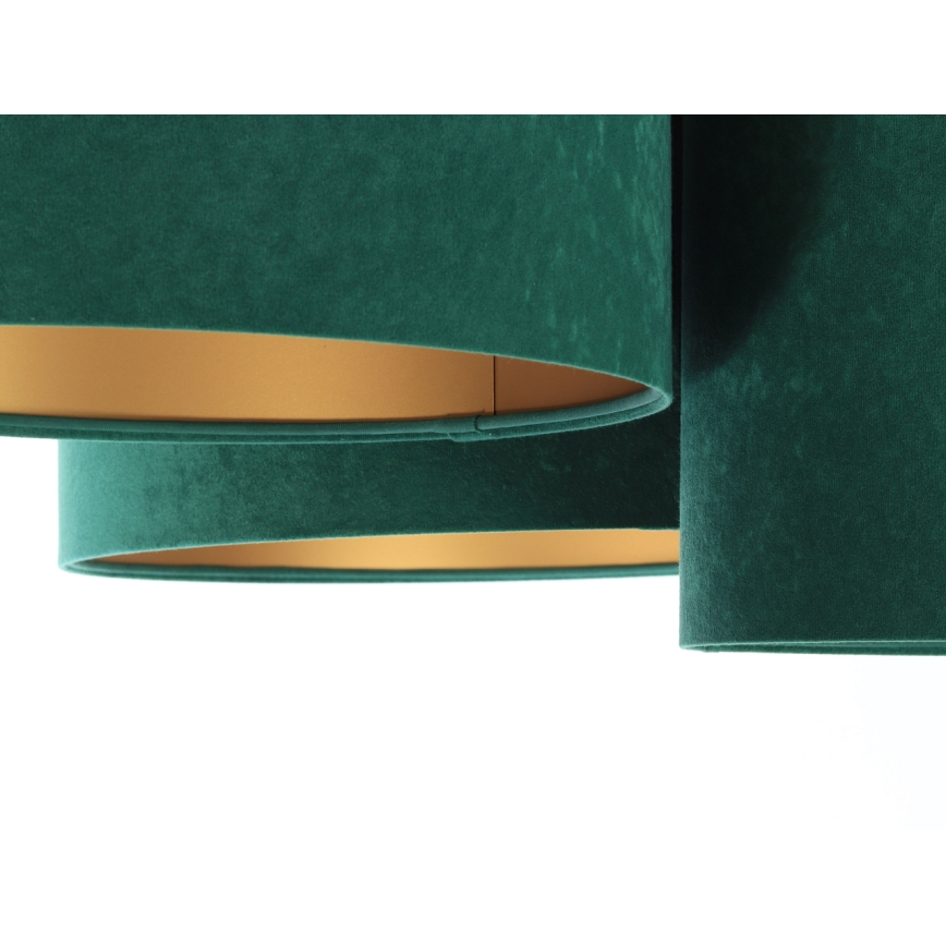 Iluminação de teto SPACE 3xE27/60W/230V verde/dourado