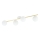 Iluminação de teto SPLENDI 4xE14/10W/230V branco/dourado