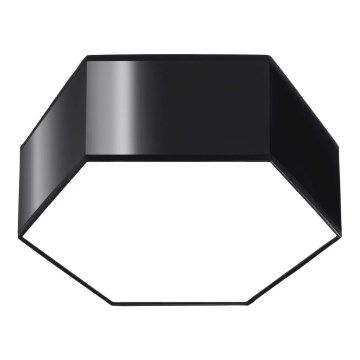 Iluminação de teto SUNDE 2xE27/60W/230V 11,5 cm preta