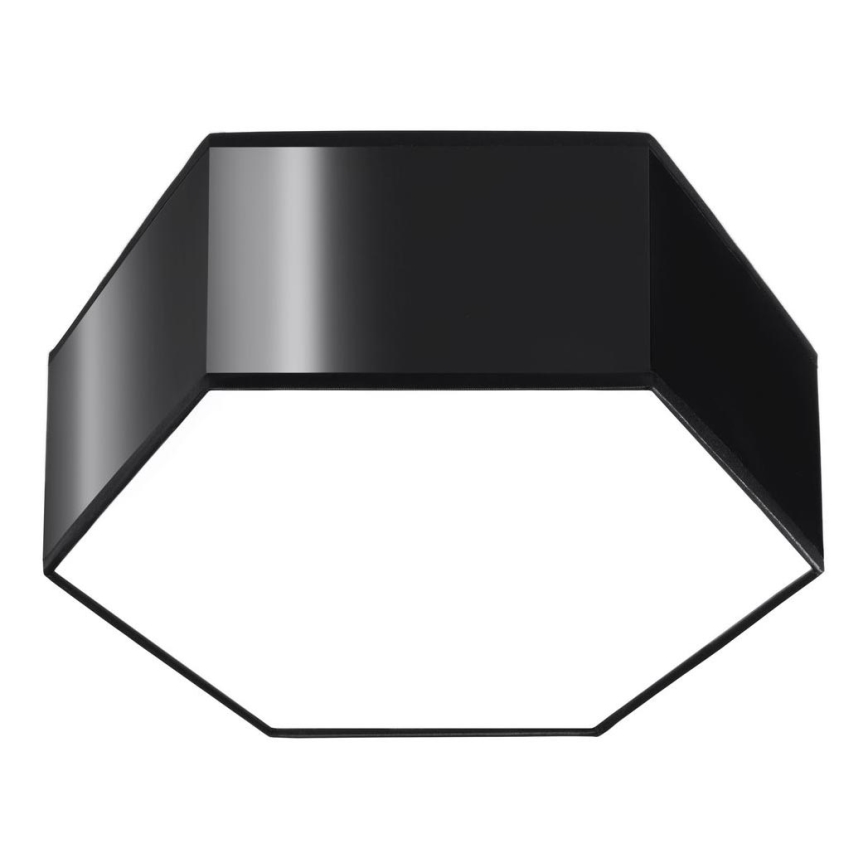 Iluminação de teto SUNDE 2xE27/60W/230V 11,5 cm preta