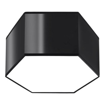 Iluminação de teto SUNDE 2xE27/60W/230V 15,5 cm preta