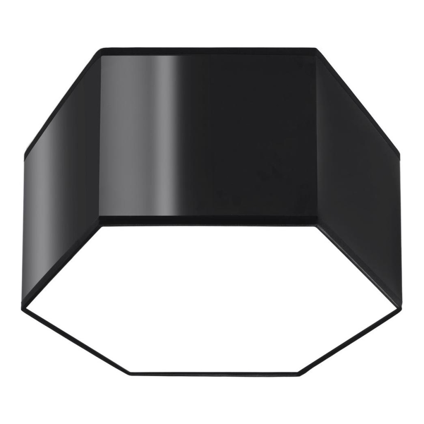 Iluminação de teto SUNDE 2xE27/60W/230V 15,5 cm preta