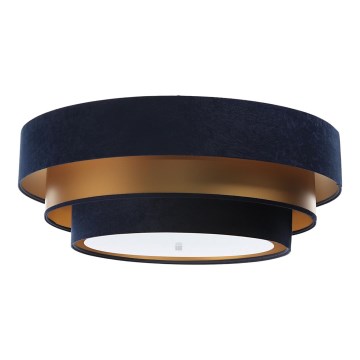 Iluminação de teto TRINITI 2xE27/60W/230V azul/dourada