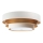 Iluminação de teto TRINITI 2xE27/60W/230V branco/dourada