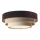 Iluminação de teto TRINITI 2xE27/60W/230V castanho/bege/dourada