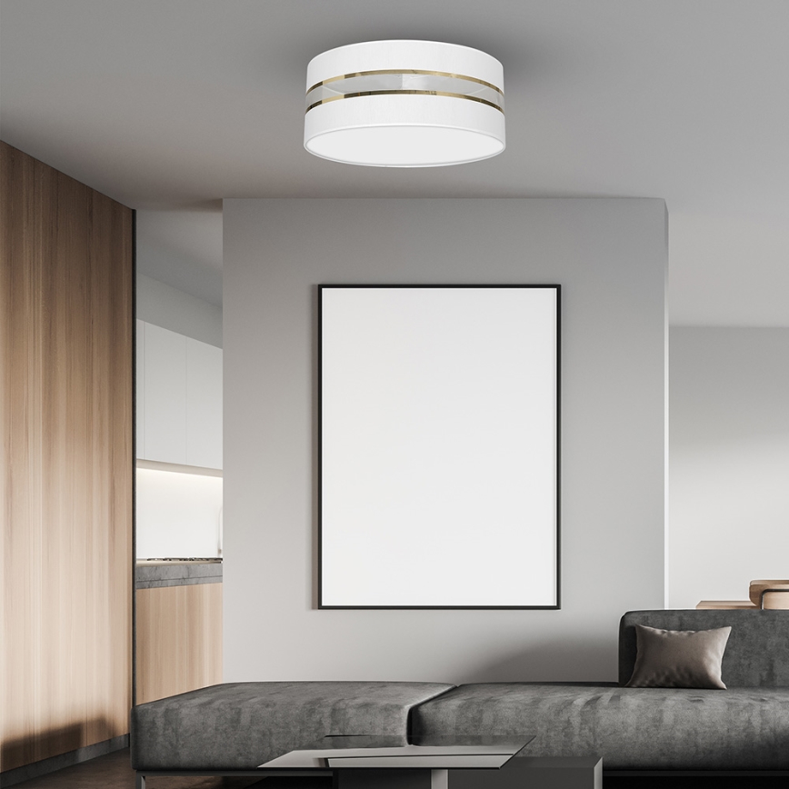 Iluminação de teto ULTIMO 2xE27/60W/230V branca