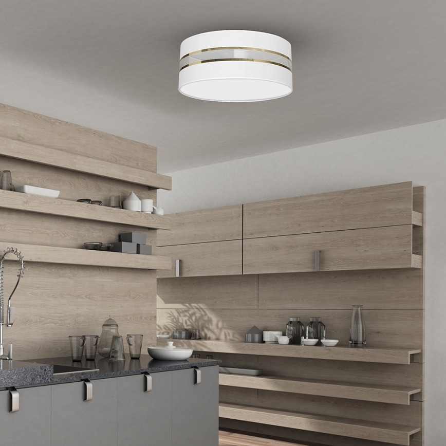 Iluminação de teto ULTIMO 2xE27/60W/230V branca