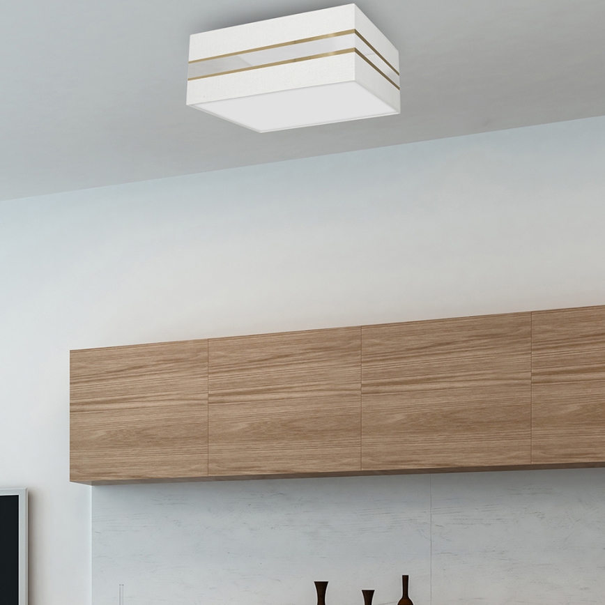 Iluminação de teto ULTIMO 3xE27/60W/230V branca