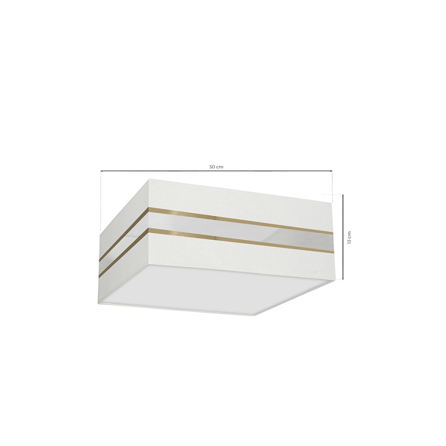 Iluminação de teto ULTIMO 3xE27/60W/230V branca