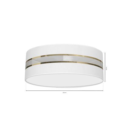 Iluminação de teto ULTIMO 3xE27/60W/230V branca