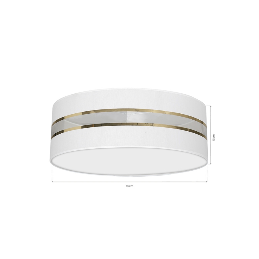 Iluminação de teto ULTIMO 3xE27/60W/230V branca