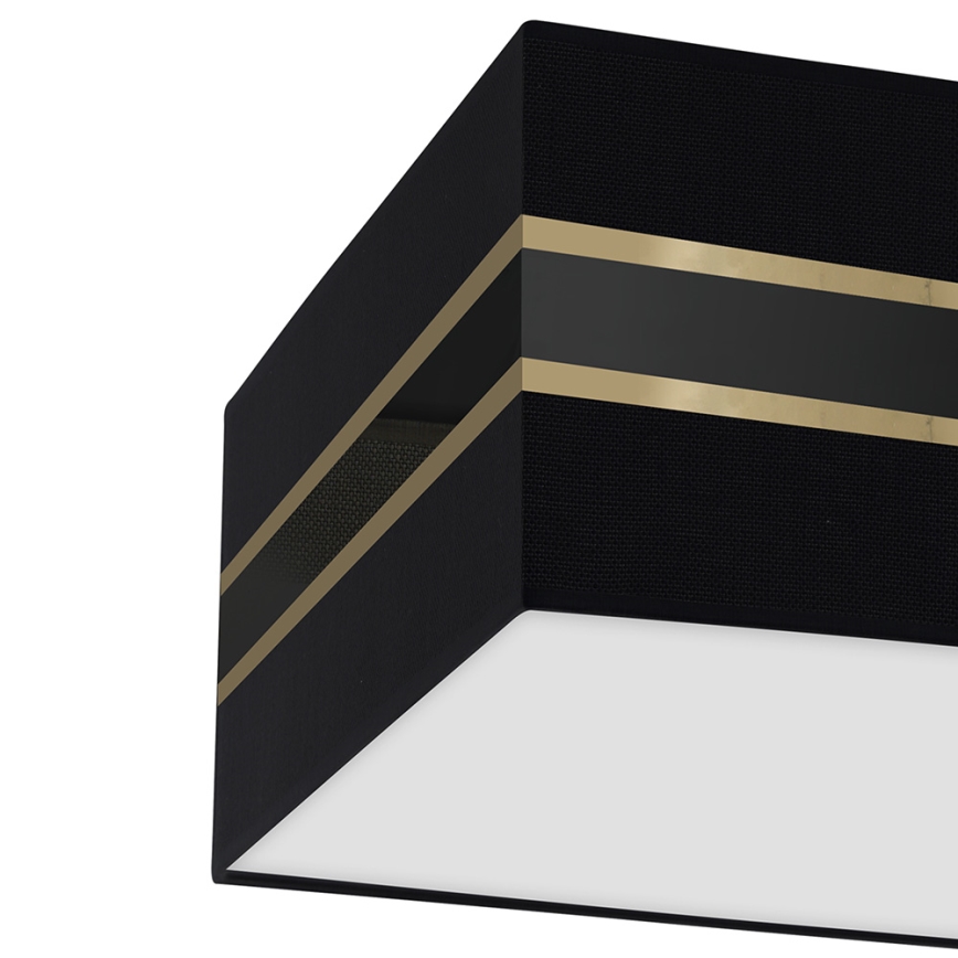 Iluminação de teto ULTIMO 3xE27/60W/230V preta