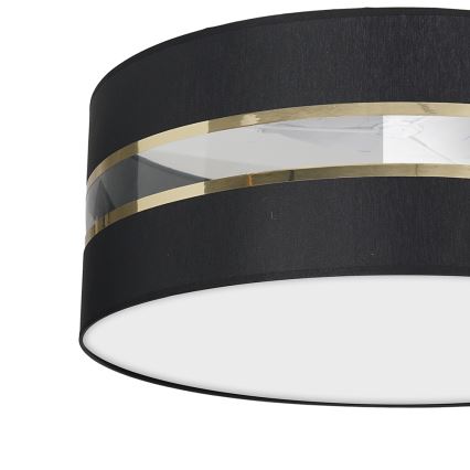 Iluminação de teto ULTIMO 3xE27/60W/230V preta