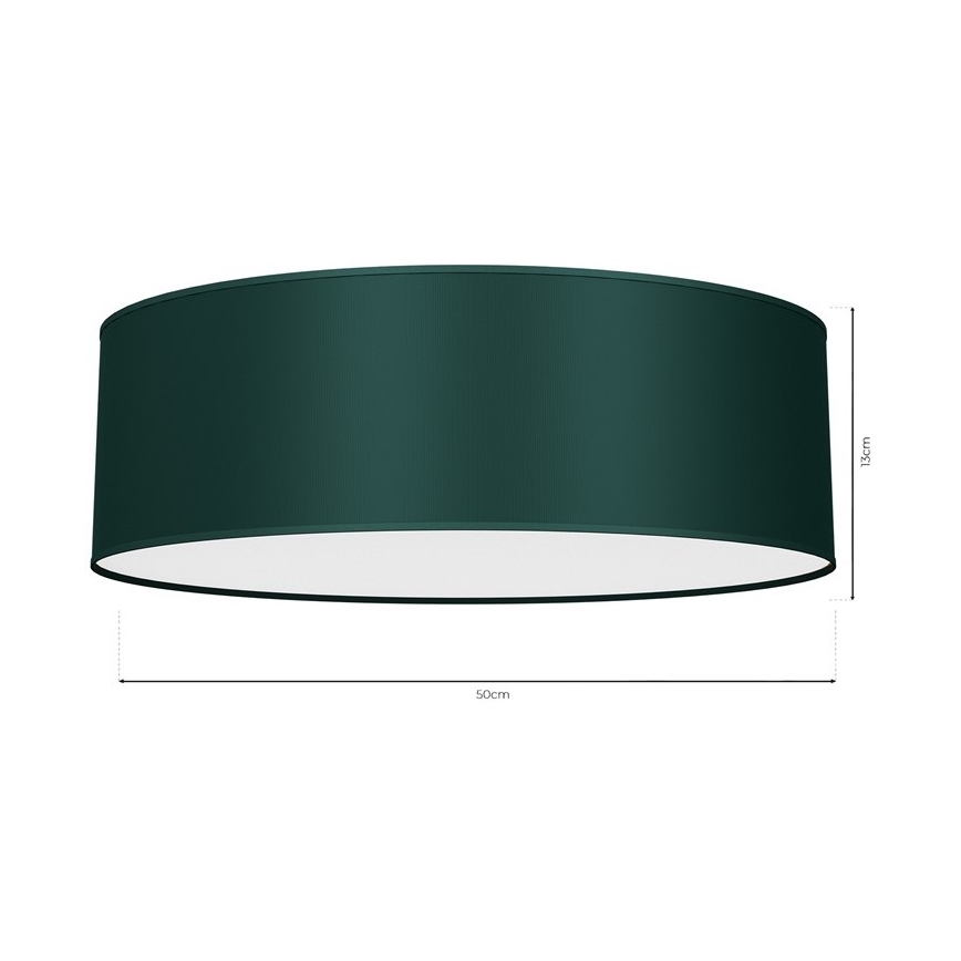 Iluminação de teto VERDE 3xE27/60W/230V d. 50 cm verde