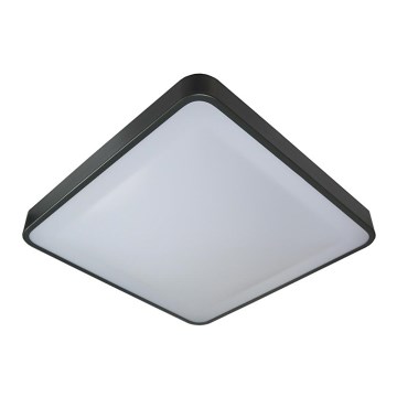 Iluminação de teto WILTON 2xE27/60W/230V 37,5x37,5 cm preto