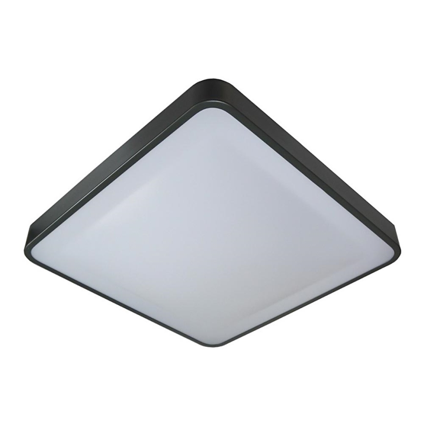 Iluminação de teto WILTON 2xE27/60W/230V 37,5x37,5 cm preto
