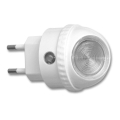 Iluminação de tomada de navegação LED com sensor de crepúsculo LED/1W/230V