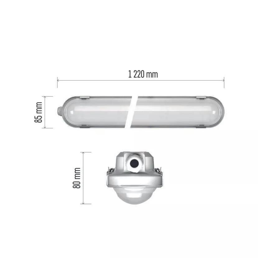 Iluminação de trabalho LED com módulo de emergência EMERGENCY LED/40W/230V 4000K 122 cm IP66