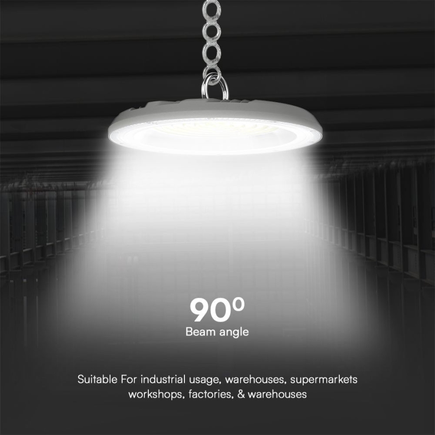 Iluminação de trabalho LED High Bay LED/100W/230V 3000/4000/6500K IP65 ø 23,5 cm