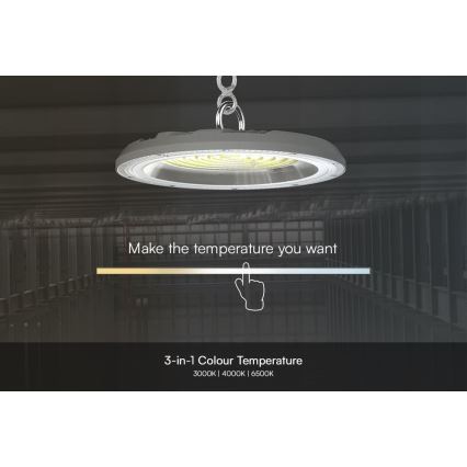 Iluminação de trabalho LED High Bay LED/100W/230V 3000/4000/6500K IP65 ø 23,5 cm