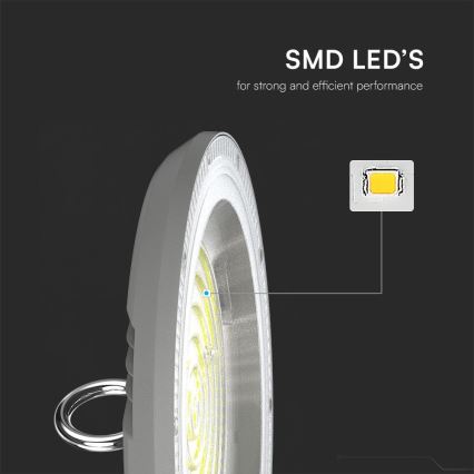 Iluminação de trabalho LED High Bay LED/100W/230V 3000/4000/6500K IP65 ø 23,5 cm