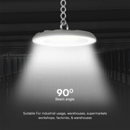 Iluminação de trabalho LED High Bay LED/150W/230V 3000/4000/6500K IP65 ø 27,7 cm