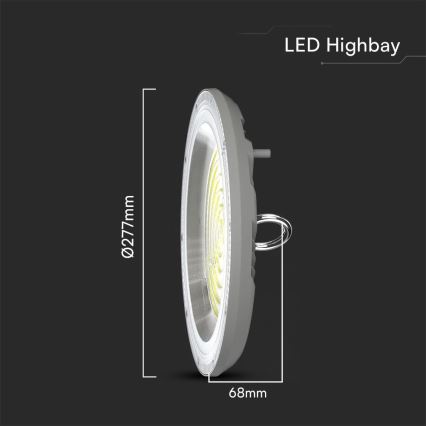 Iluminação de trabalho LED High Bay LED/150W/230V 3000/4000/6500K IP65 ø 27,7 cm