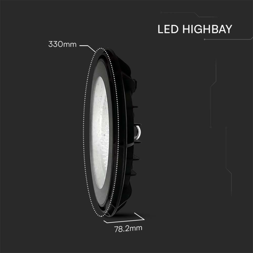 Iluminação de trabalho LED High Bay LED/200W/230V 6500K IP65