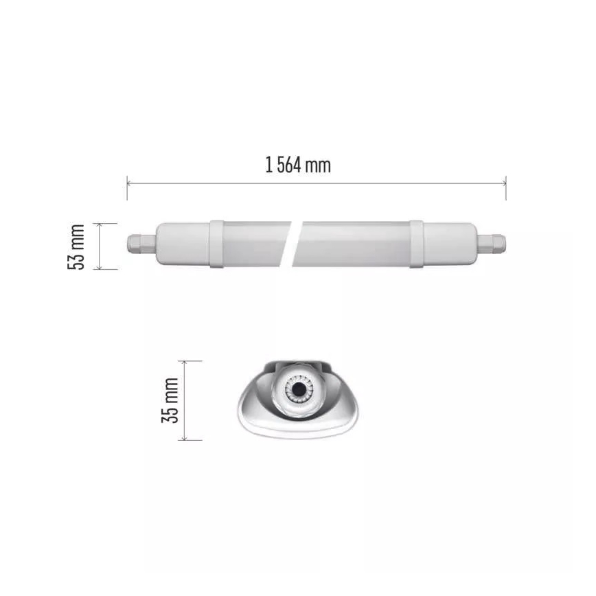 Iluminação de trabalho LED LED/45W/230V IP65 4000K 156,4 cm