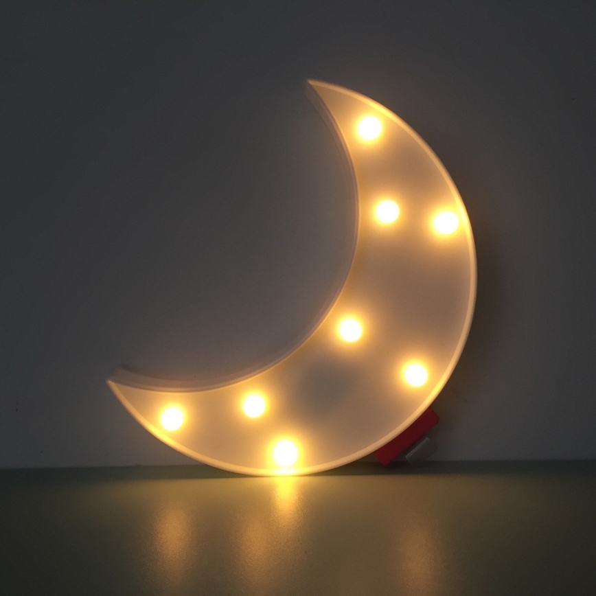 Iluminação decorativa da LUA LED LED/2xAA