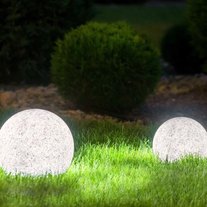 Iluminação decorativa exterior GARDEN BALL 1xE27/40W/230V IP65 d. 28 cm