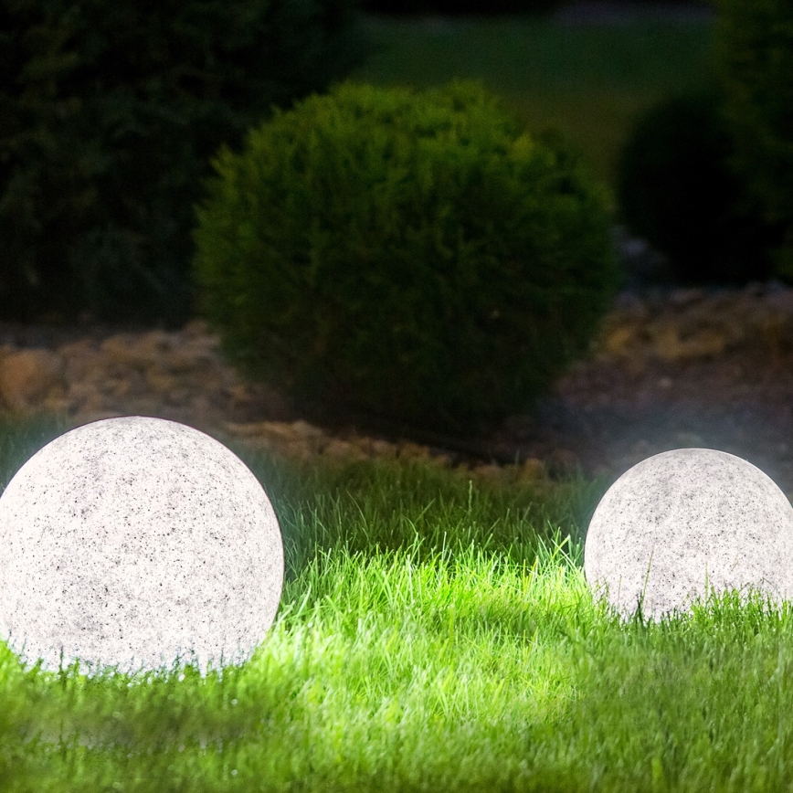 Iluminação decorativa exterior GARDEN BALL 1xE27/40W/230V IP65 d. 28 cm