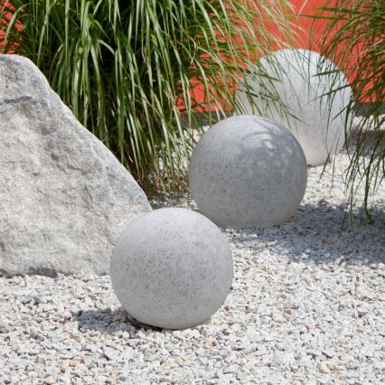Iluminação decorativa exterior GARDEN BALL 1xE27/40W/230V IP65 d. 28 cm