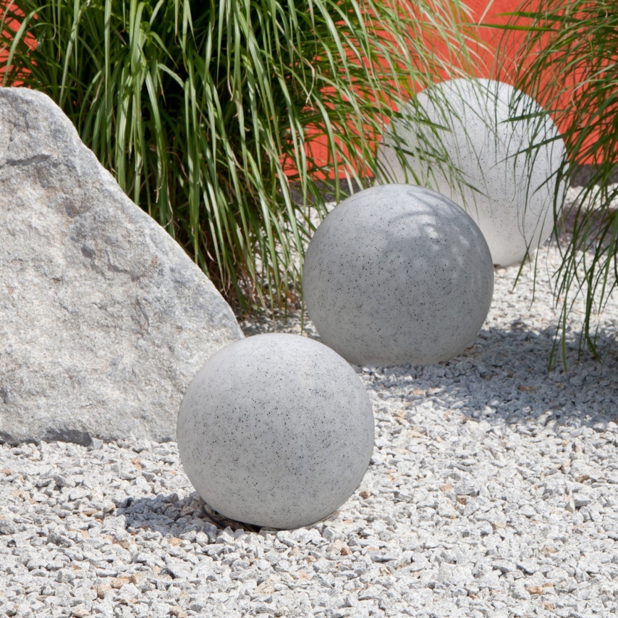 Iluminação decorativa exterior GARDEN BALL 1xE27/40W/230V IP65 d. 28 cm