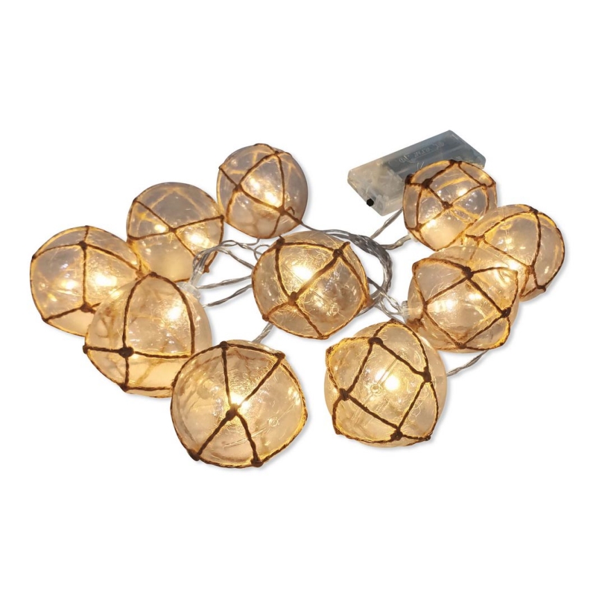 Iluminação decorativa LED AHNE 10xLED/2xAA