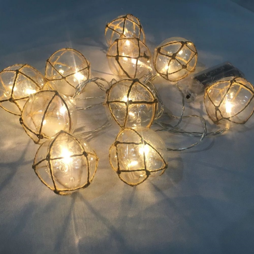 Iluminação decorativa LED AHNE 10xLED/2xAA
