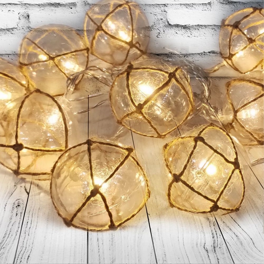 Iluminação decorativa LED AHNE 10xLED/2xAA