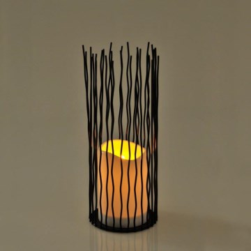 Iluminação decorativa LED exterior NYBORG LED/2xAA 35 cm IP44 branco quente